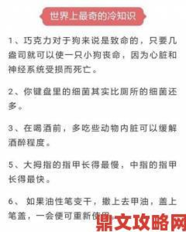 新动|www.xxxxx用户实测分享三个颠覆认知的实用冷知识