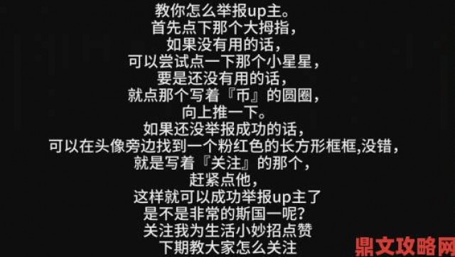 社区|BILIBILI网站入口举报实战教程手把手教你正确处理违规行为