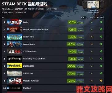 Steam Deck 7月热门游戏大盘点